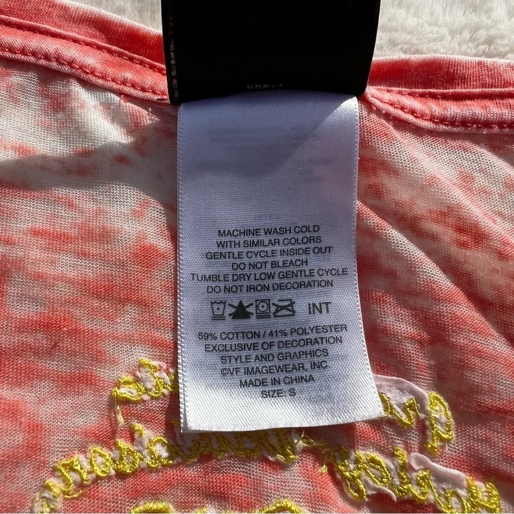 Harley Davidson Women's Burnout V Neck Graphic Tee Size Small